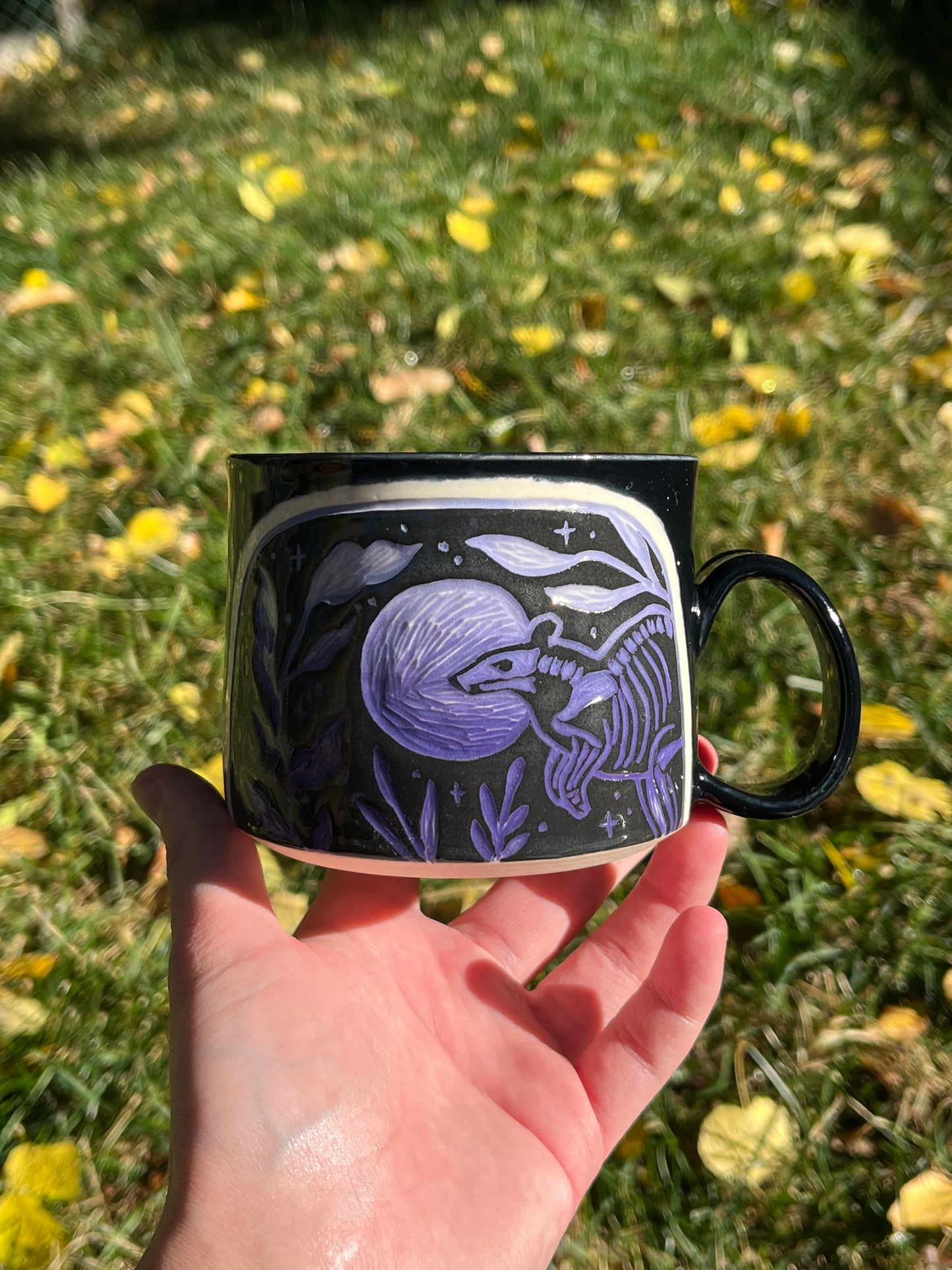 039 Dusk Purple Rat Mug