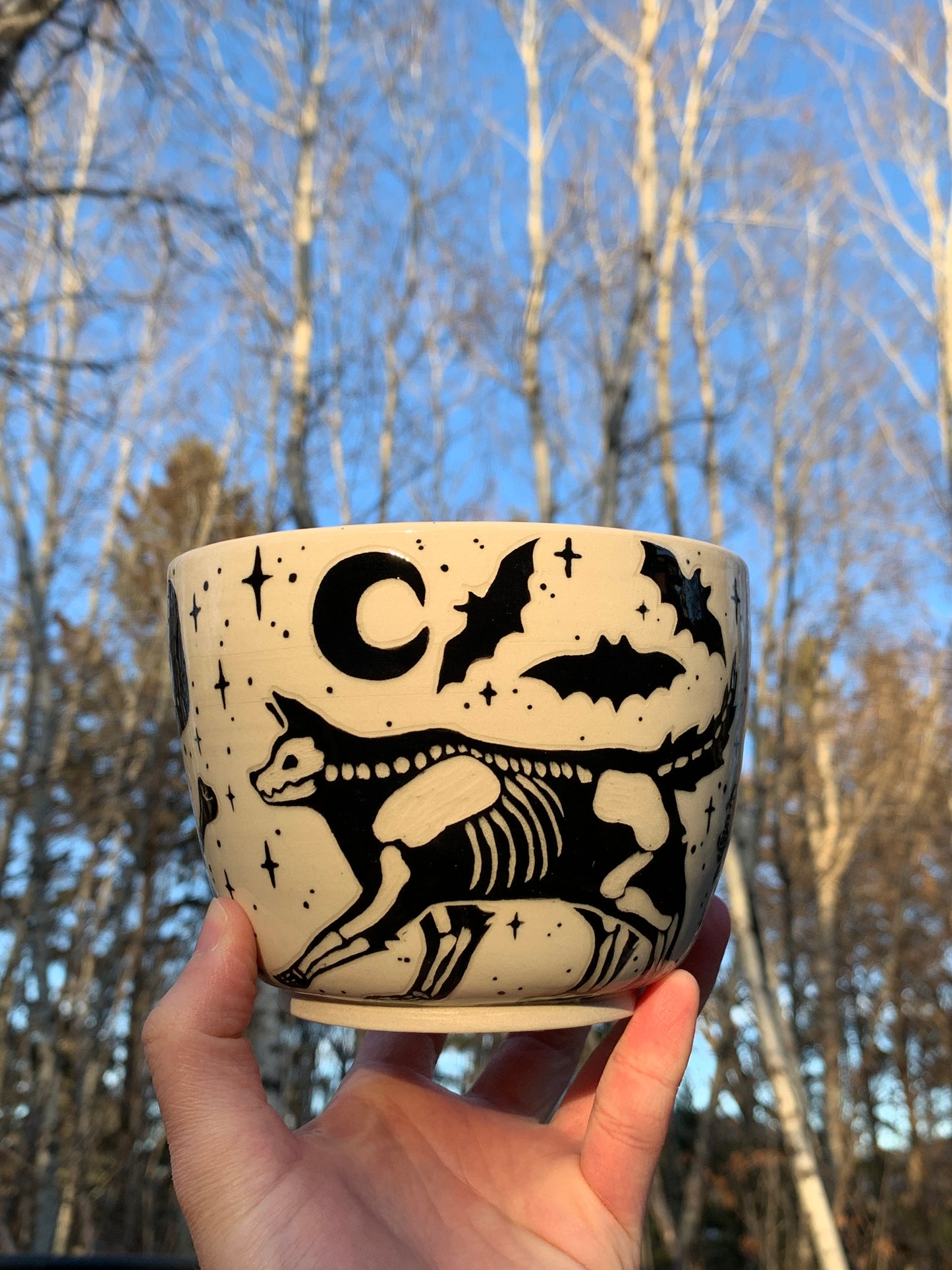 010 Halloweeny Wolf Snack Bowl