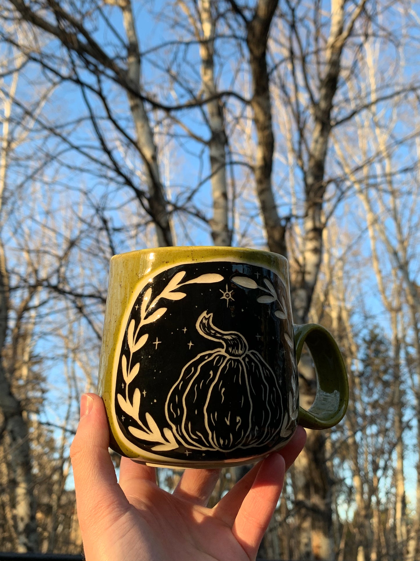 004 Green Pumpkin Mug