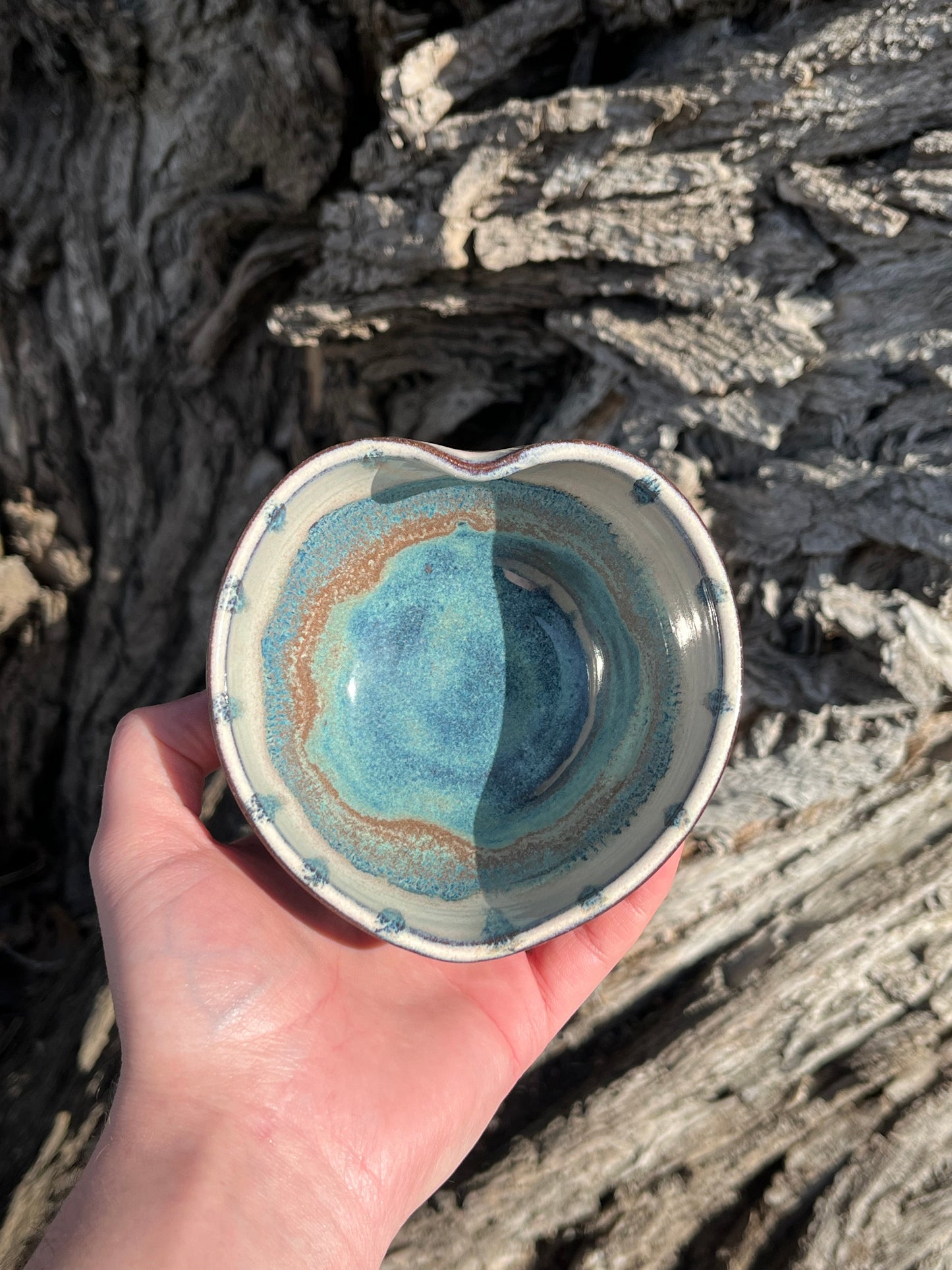 005 Blue Heart Bowl