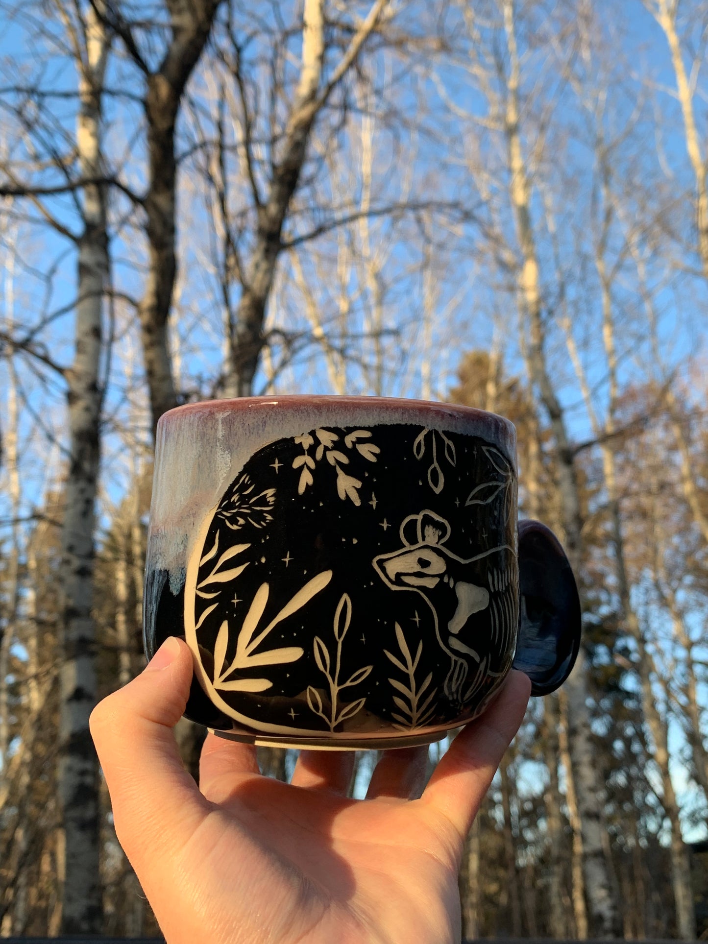 001 Skeletal Rat Mug