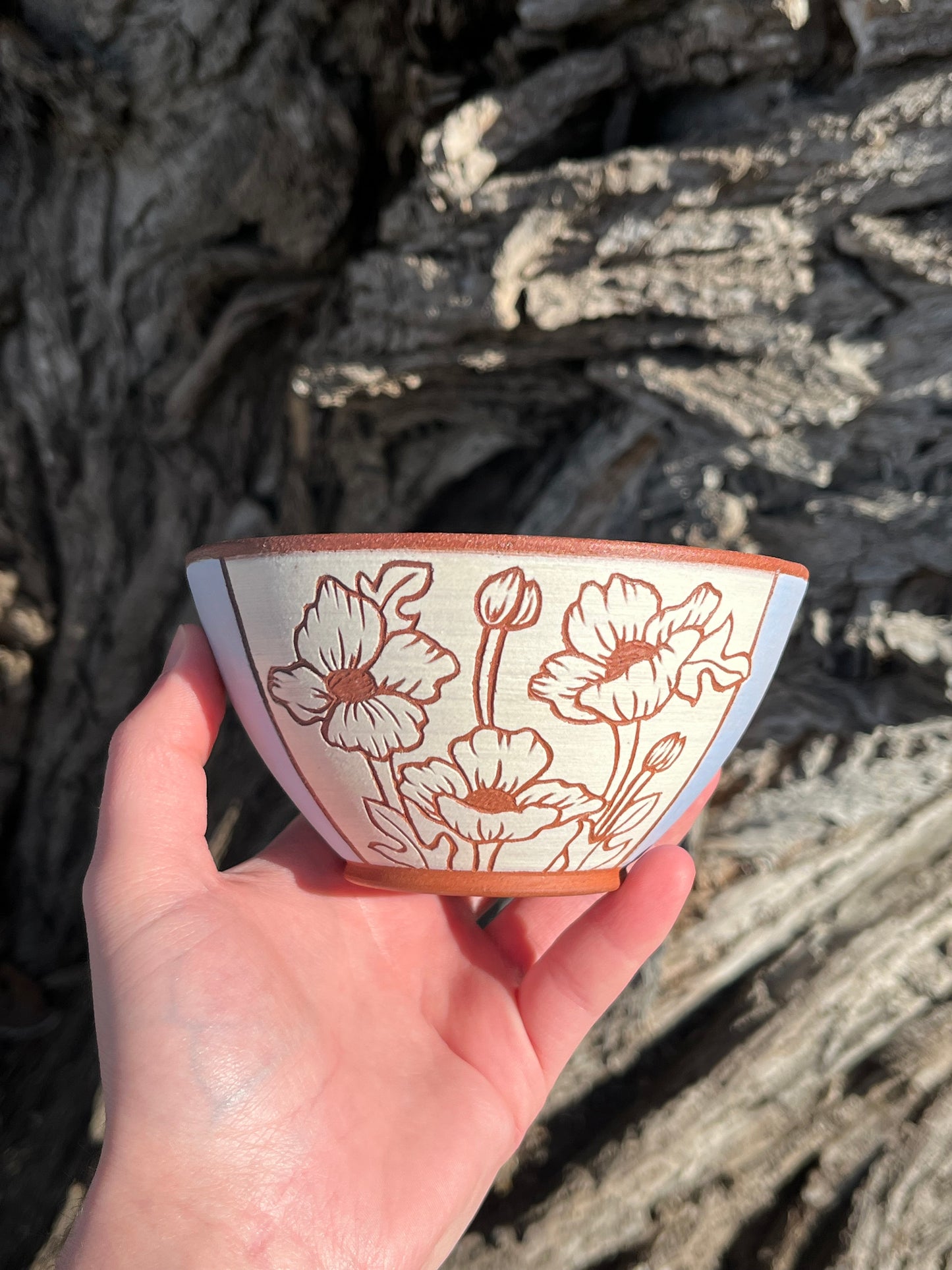 002 Lilac Cat Bowl