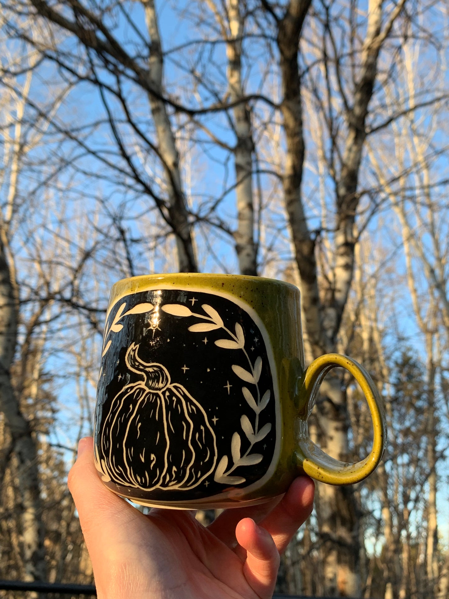 004 Green Pumpkin Mug