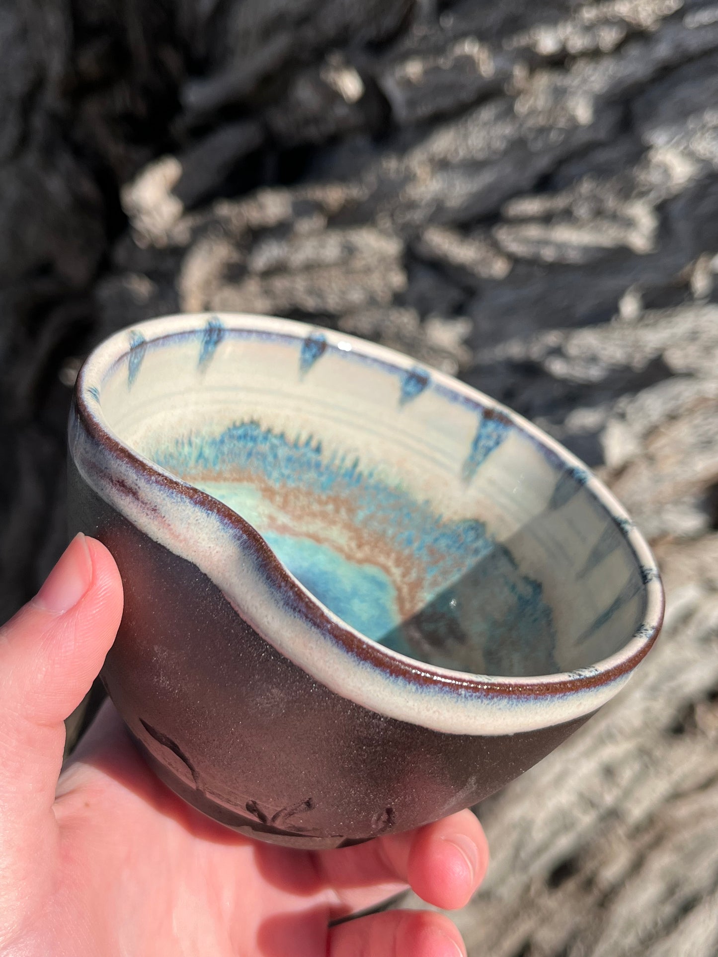 005 Blue Heart Bowl