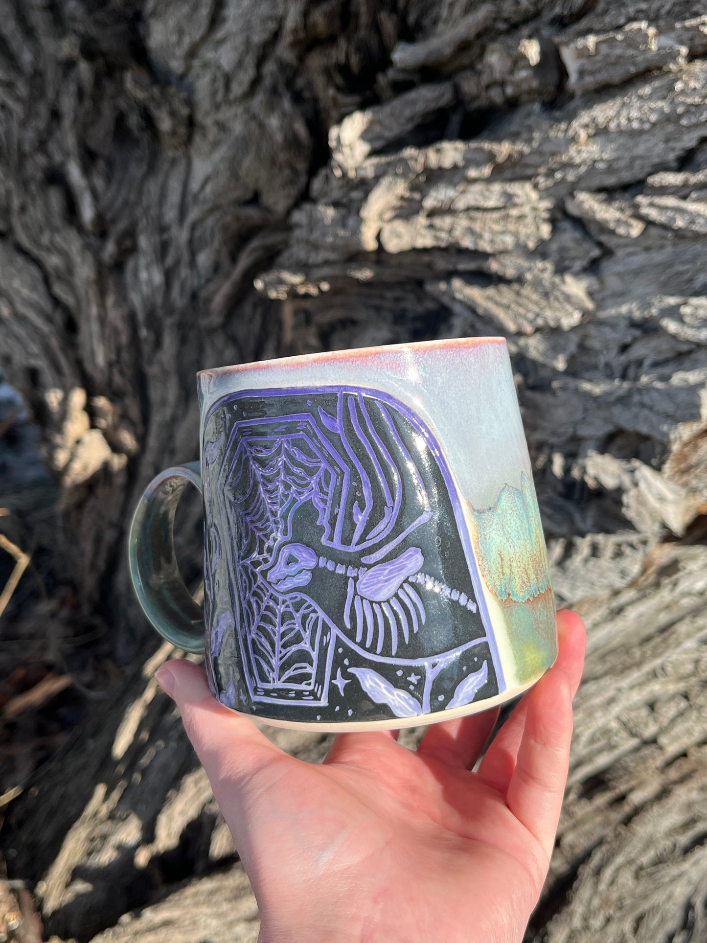 001 Purple Bat Mug