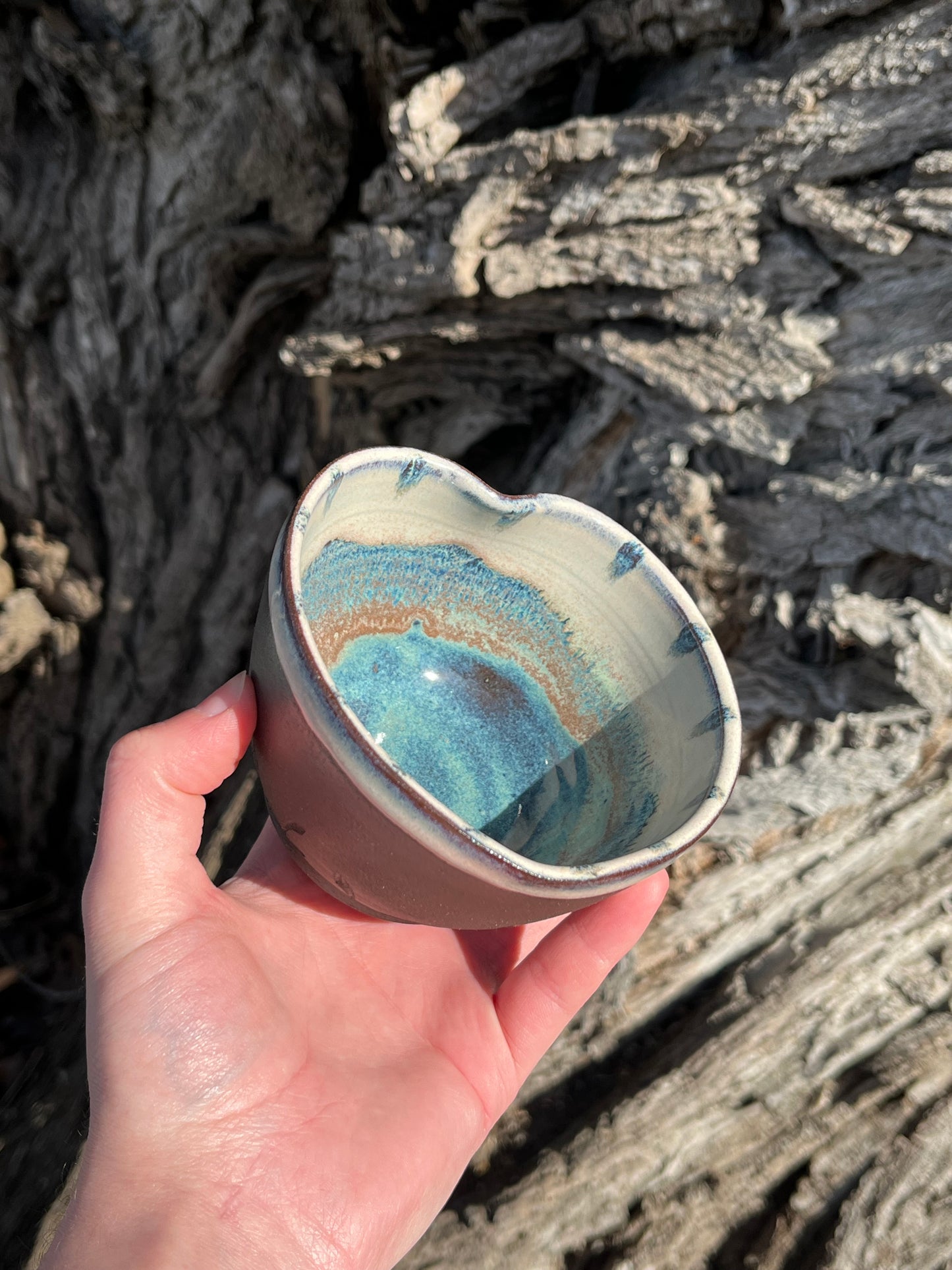005 Blue Heart Bowl
