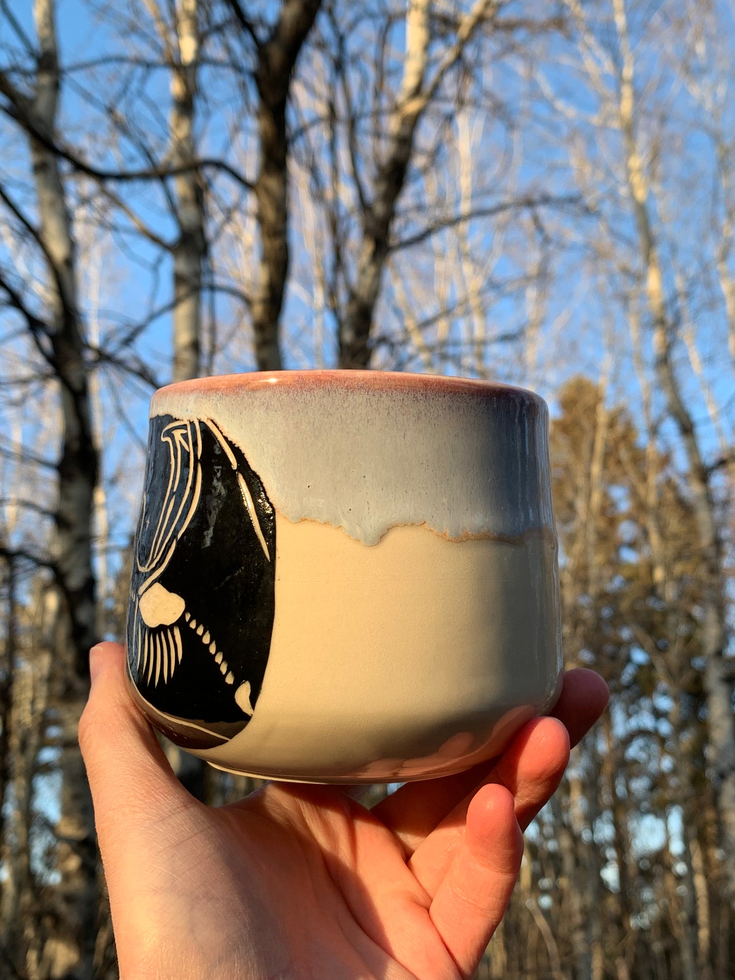 002 Skeletal Bat Mug
