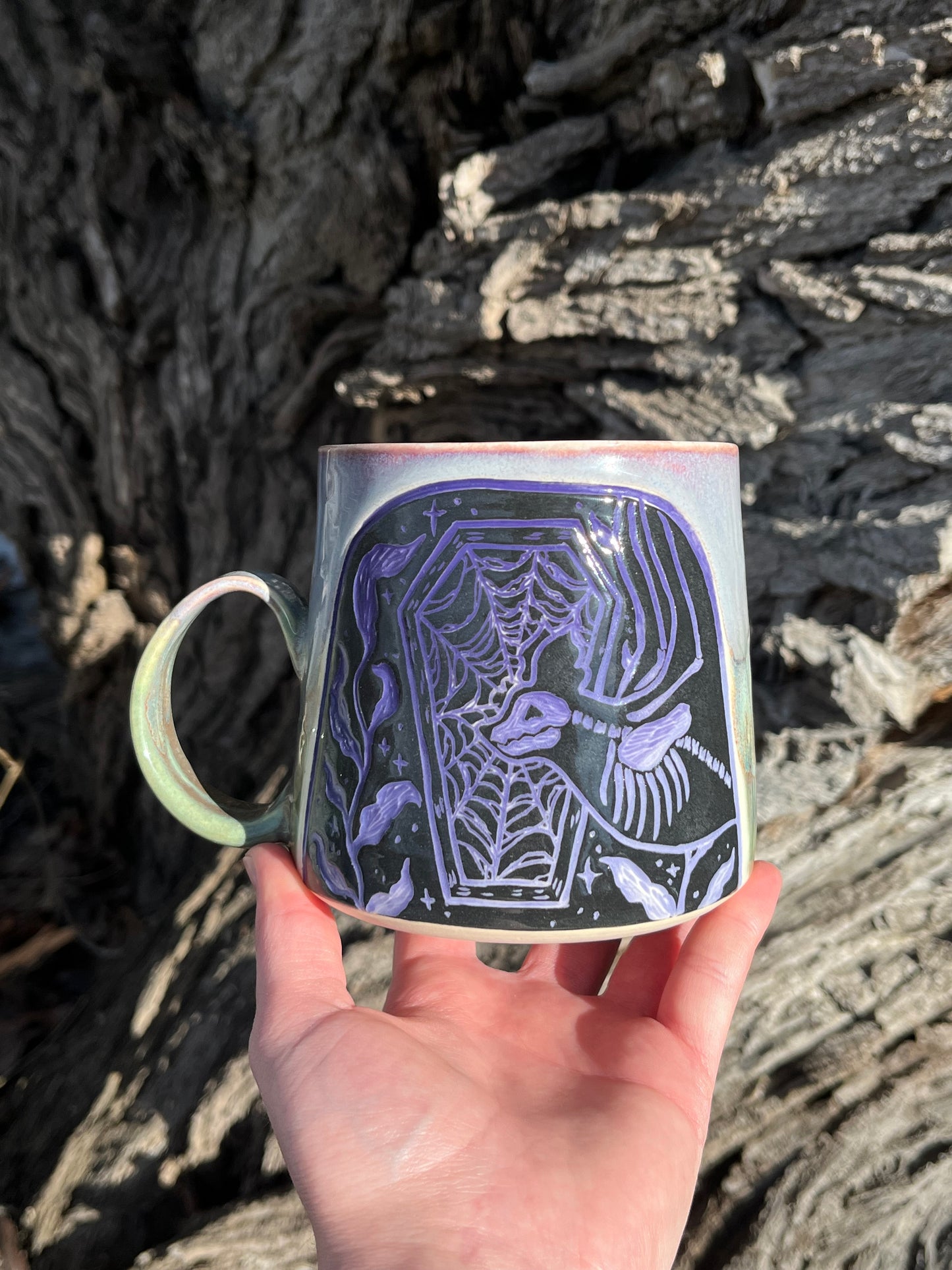 001 Purple Bat Mug