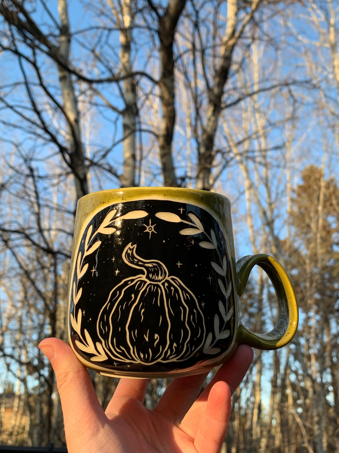 004 Green Pumpkin Mug