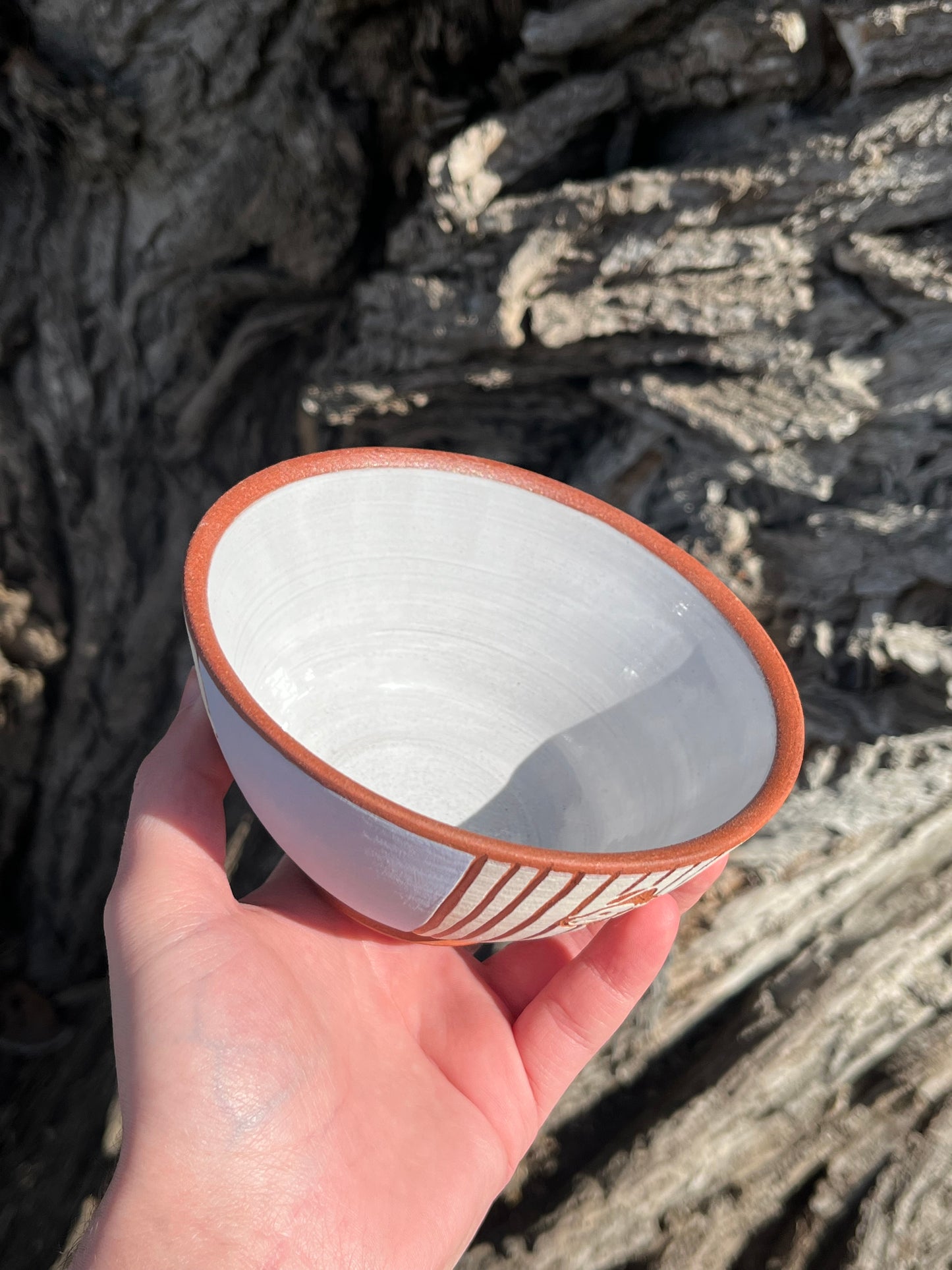 002 Lilac Cat Bowl