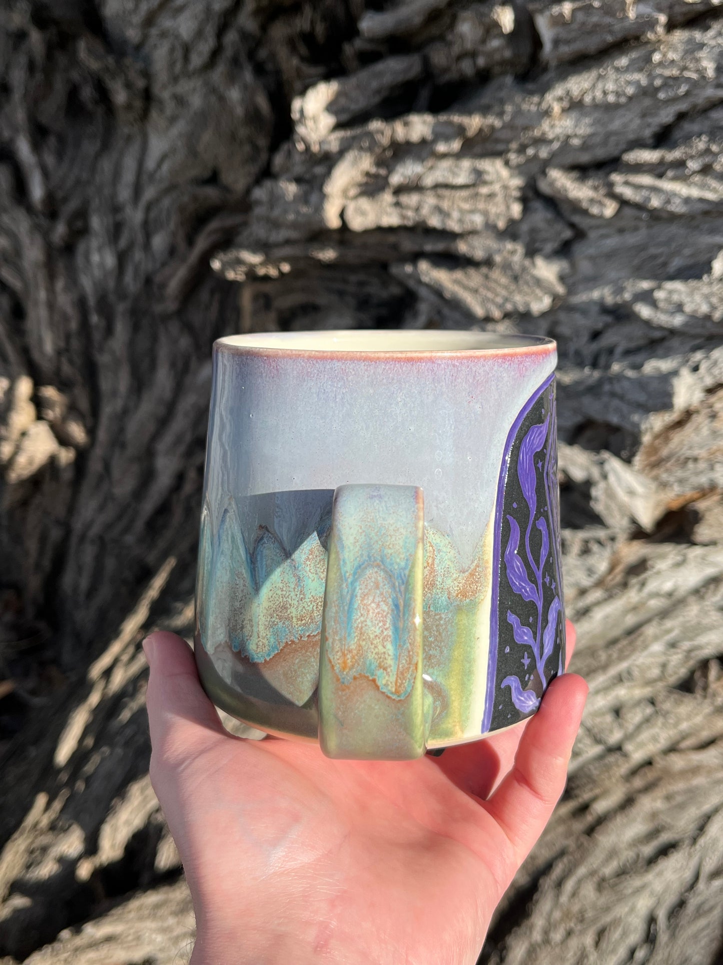 001 Purple Bat Mug
