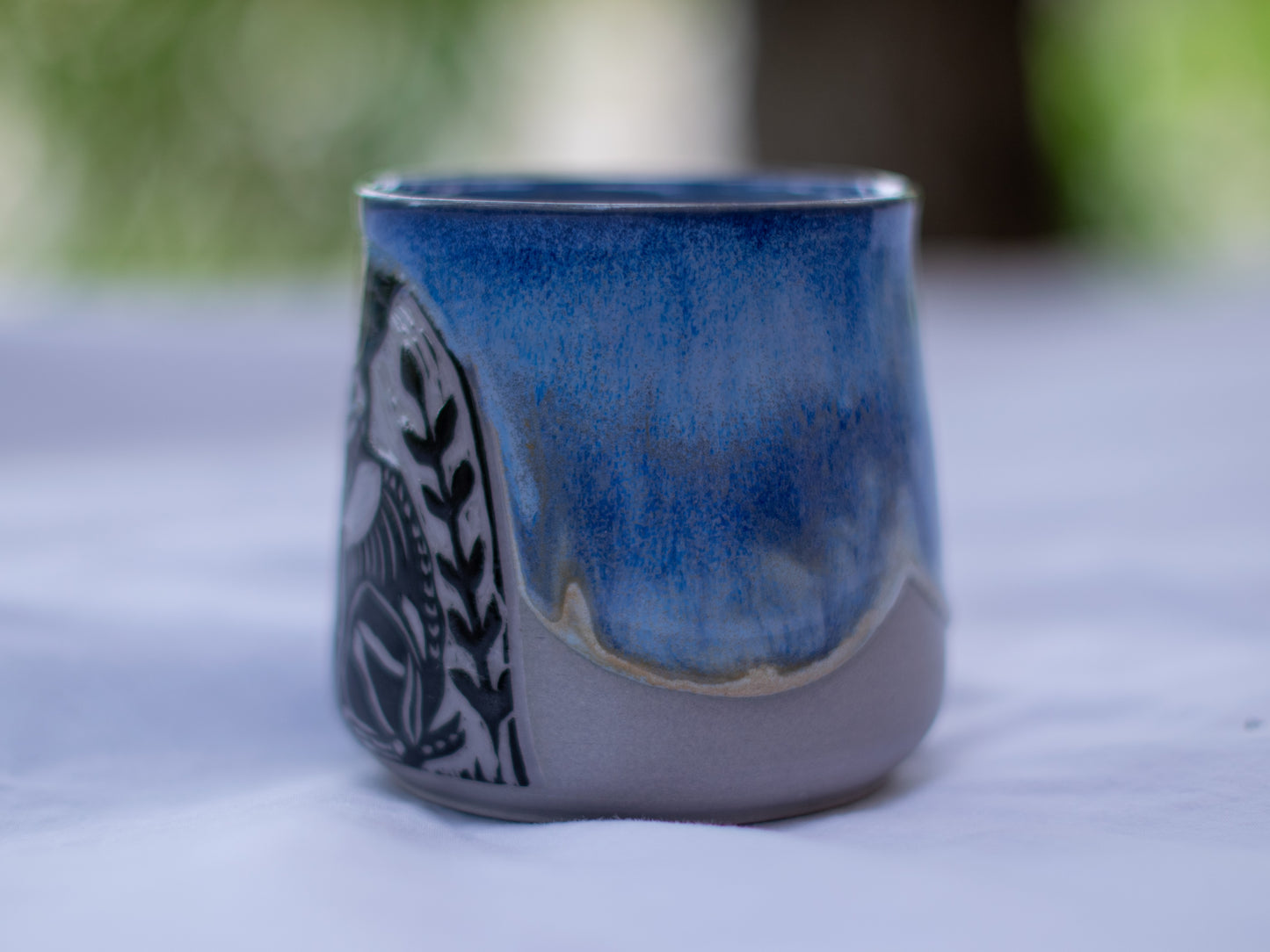042 Lavender Clay Rabbit Mug