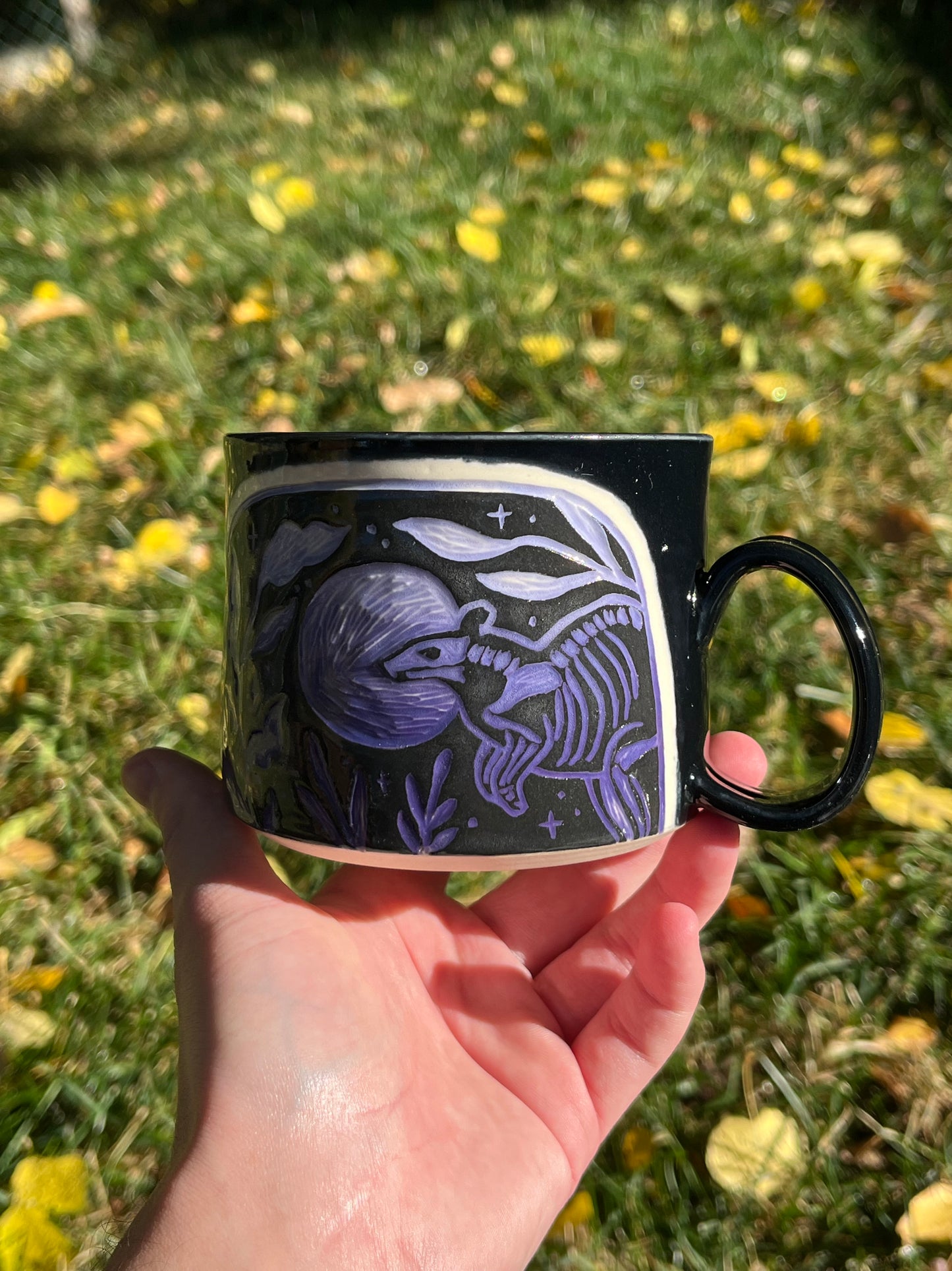 004 Dusk Purple Rat Mug