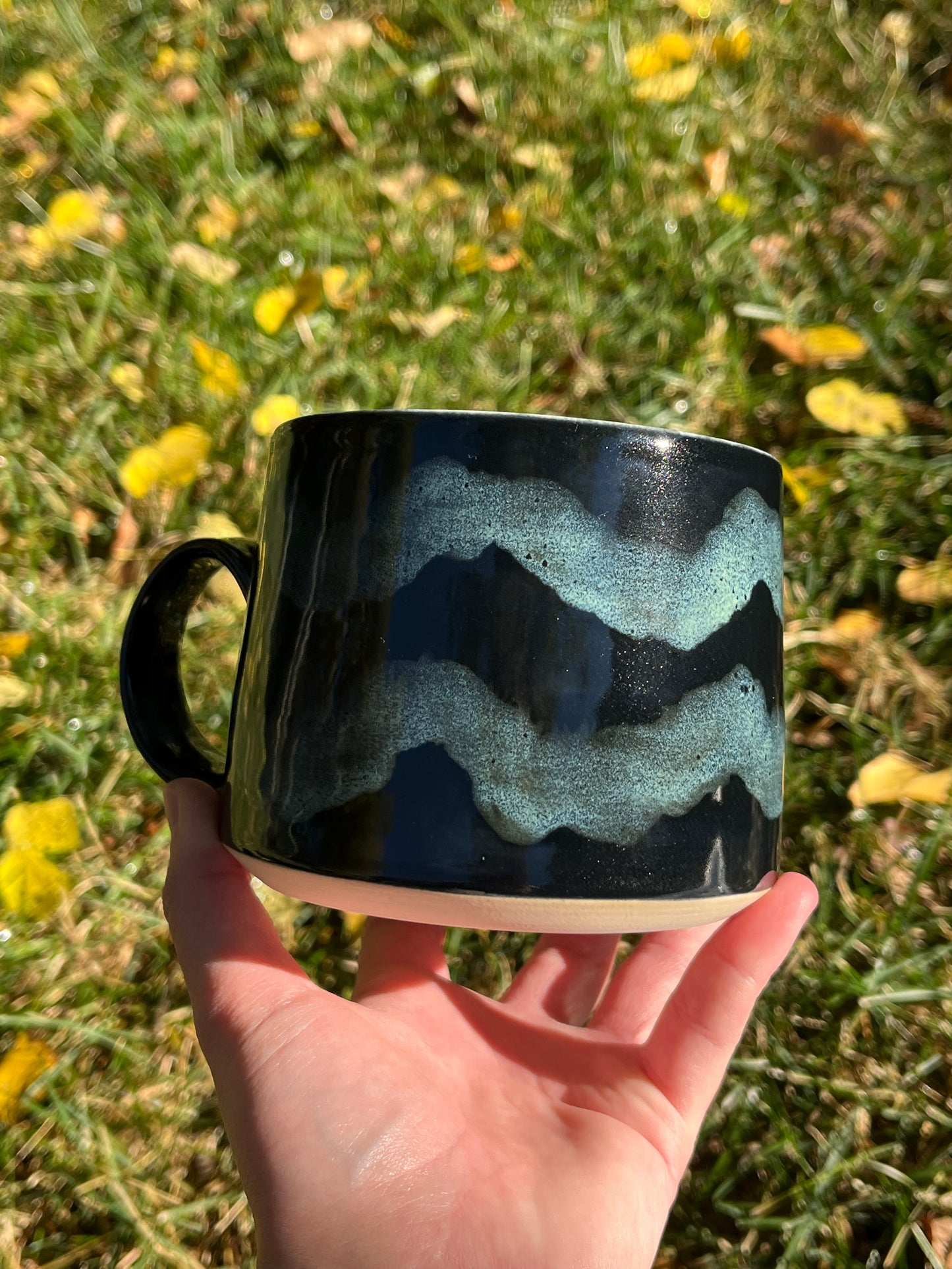 002 Pumpkin Orange Bat Mug