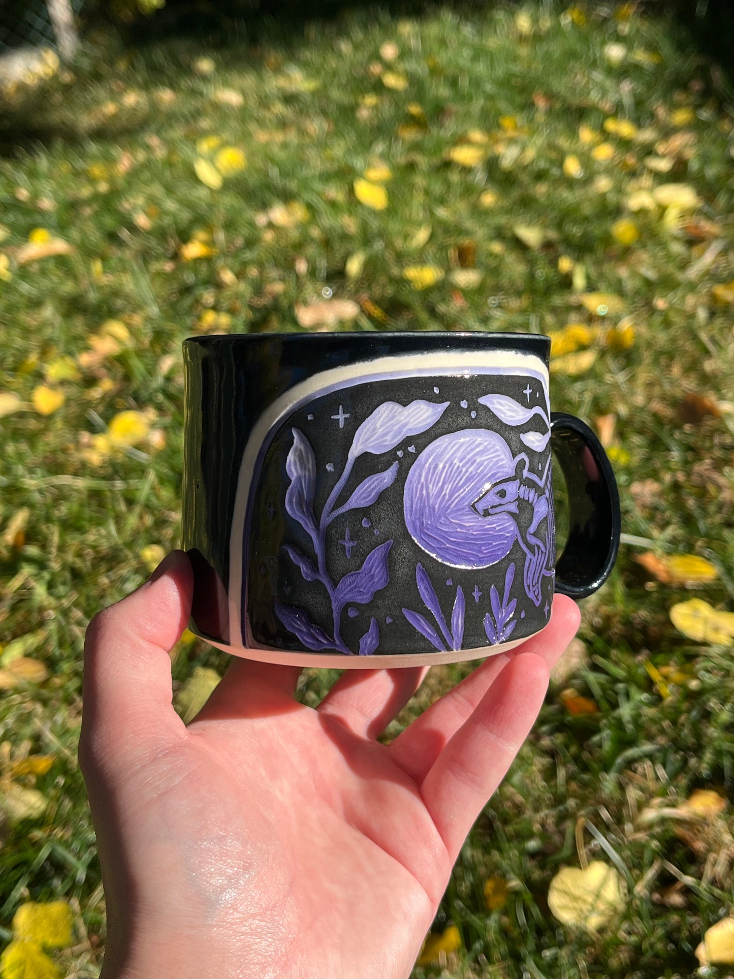 004 Dusk Purple Rat Mug